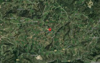 Osečenica — satelitski snimak